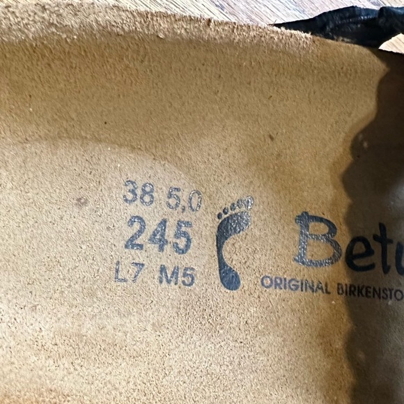 Betula Birkenstock Krystle Swarovski Jewel Sandals Black Sz 38/7 narrow - Picture 8 of 12